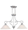 Coronado 2 Light Brushed Nickel Island (6132-91)