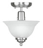 North Port 1 Light Brushed Nickel Ceiling Mount (4250-91)