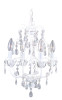 Athena 4 Light Antique White Chandelier (8193-60)