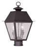 Mansfield 2 Light Bronze Outdoor Post Top Lantern (2166-07)