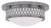 Westfield 2 Light Brushed Nickel Ceiling Mount (7352-91)