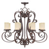 Millburn Manor 8 Light Imperial Bronze Chandelier (5488-58)