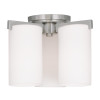 Astoria 3 Light Brushed Nickel Ceiling Mount (1324-91)