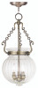 Everett 3 Light Antique Brass Pendant (50505-01)