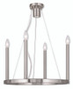 Alpine 5 Light Brushed Nickel Chandelier (40244-91)