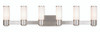 Weston 6 Light Brushed Nickel Ada Wall Sconce/ Bath Vanity (52126-91)