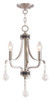 Laurel 3 Light Brushed Nickel Mini Chandelier (40783-91)