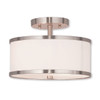 Park Ridge 2 Light Brushed Nickel Ceiling Mount (62626-91)