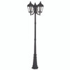 Morgan 3 Light Textured Black Outdoor 3 Head Post (76198-14)