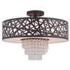 Allendale 4 Light Bronze Ceiling Mount (40664-07)