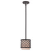 Arabesque 1 Light English Bronze Mini Pendant (41118-92)