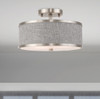 Park Ridge 2 Light Brushed Nickel Ceiling Mount (60422-91)