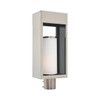 Bleecker 1 Light Brushed Nickel Outdoor Post Top Lantern (20985-91)