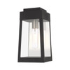 Oslo 1 Light Black Outdoor Wall Lantern (20852-04)