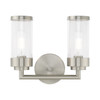 Hillcrest 2 Light Brushed Nickel Bath Vanity (10362-91)