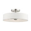 Venlo 4 Light Brushed Nickel Semi Flush (46927-91)
