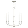 Clairmont 5 Light Brushed Nickle Chandelier (46065-91)