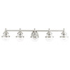 Oldwick 5 Light Brushed Nickel Vanity Sconce (17415-91)