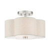 Solstice 2 Light Brushed Nickel Semi Flush (58062-91)