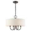 Blossom 4 Light English Bronze Pendant Chandelier (49804-92)