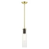 Beckett 1 Light Satin Brass Pendant (51160-12)