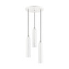Ardmore 3 Light Shiny White Pendant (46753-69)
