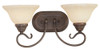Coronado Collection 2 Light Imperial Bronze Bath Light (6102-58)