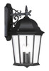 Hamilton 3 Light Outdoor Wall Lantern in Black (7565-04)