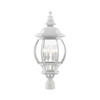 Frontenac Collection 4 Light White Outdoor Post Top Lantern (7703-03)