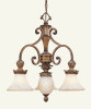Savannah Collection 4 Light Venetian Patina Chandelier (8473-57)