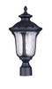 Oxford Collection 1 Light Black Outdoor Post Top Lantern (7855-04)