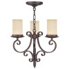 Millburn Manor Collection 3 Light Imperial Bronze Mini Chandelier (5483-58)