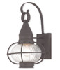 Newburyport Collection 1 Light Bronze Outdoor Wall Lantern (27001-07)