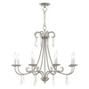 Daphne Collection 8 Light Polished Chrome Chandelier (40878-05)