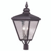 Cambridge Collection 4 Light Bronze Outdoor Post Top Lantern (20394-07)