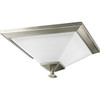 Clifton Heights Collection Brushed Nickel One-Light 12-1/2" Flush Mount (P3854-09)