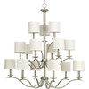 Inspire Collection Fifteen-Light, Three-Tier Chandelier (P4650-09)