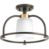 West Village Collection 13-1/2" One-Light Semi-Flush Convertible (P350032-020)