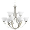 Noma 9 Light Chandelier in Polished Nickel (P400013-104)