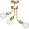 Zag Collection Three-Light Chandelier (P400148-078)