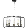 Foster Collection Five-Light Gilded Iron Farmhouse Chandelier Light (P400153-071)