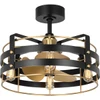 Hemsworth Collection Black Two-Light 13-1/2" Semi-Flush Mount (P350172-031)