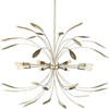 Mariposa Collection Eight-Light Gilded Silver Hanging Pendant Light (P500416-176)