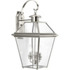 3-Lt. Brushed Nickel Large Wall-Lantern (P6617-09)