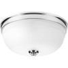 Topsail 3 Light 13-5/8" Flush Mount in Polished Chrome (P350048-015)