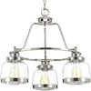 Judson 3 Light Chandelier in Polished Nickel (P400057-104)