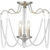 Stratham 4 Light Semi-Flush Convertible in Brushed Nickel (P350118-009)