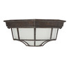 Exterior Collections 1-Light Outdoor Ceiling Light in Rustic Bronze (5-2067-72)