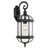 Kensington 1-Light Outdoor Wall Lantern in Textured Black (5-0630-BK)