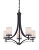 Colton 5-Light Chandelier in English Bronze (1-330-5-13)
